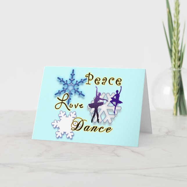 Dance TeacherBallerina Non -Denominational Holiday (Front)