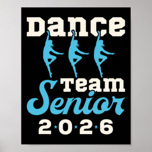 Dance Team Senior 2026 Senior Night Graduation Gra Poster