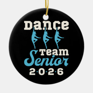 Dance Team Senior Class of 2026 Ceramic Tree Decoration