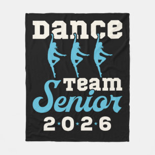 Dance Team Senior Class of 2026 Fleece Blanket