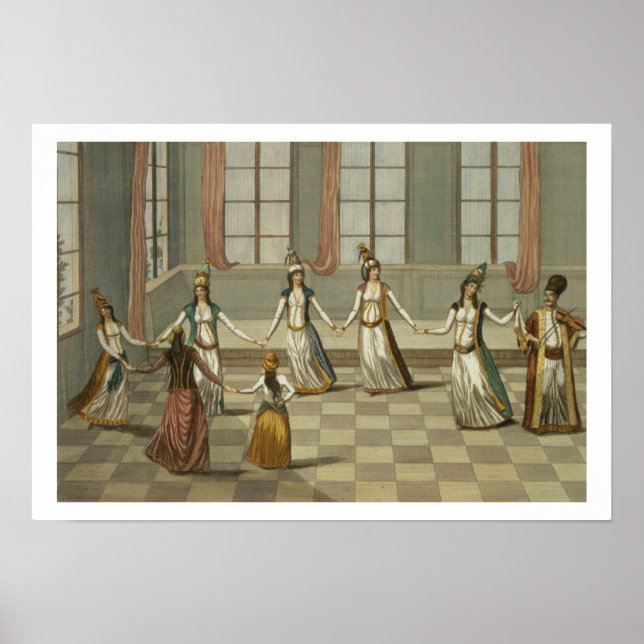 Dance that is fashionable with the Greek women of Poster (Front)