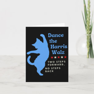 Dance The Harris Wheimer 2024 Cat Lady Vote Kamala Card