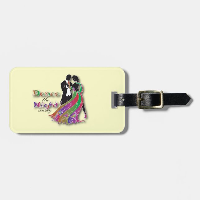 Dance the Night Away Luggage Tag (Front Horizontal)