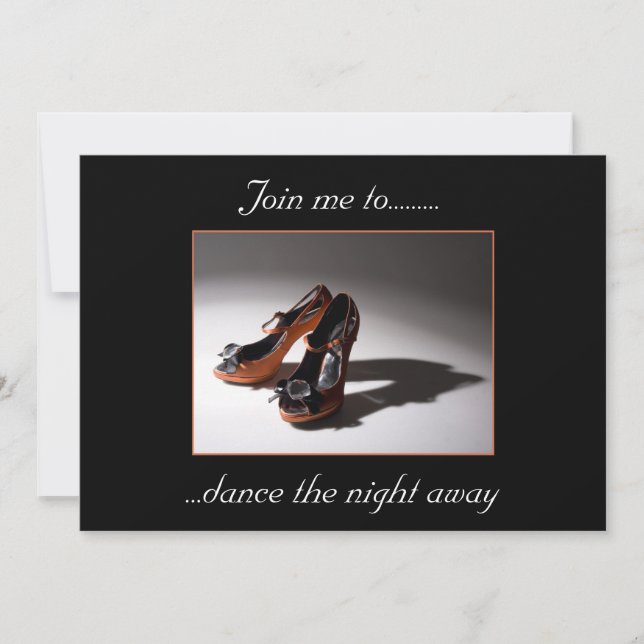 Dance the Night Away Party Invitation (Front)