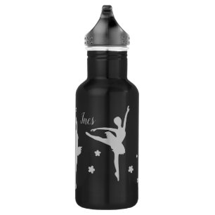 Dance Through Life Quote Dancer Gift Ballerina 532 Ml Water Bottle