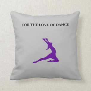 Dance throw pillow. cushion