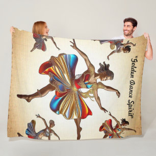"Dance to Inspire Souls" Fleece Blanket