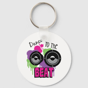 Dance To The Beat Key Ring