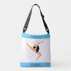Dance tote,personalised name. crossbody bag