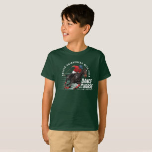 Dance with Horse (Dark mode)   Kids T-Shirt