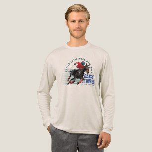 Dance with Horse (Light mode) Men Long Sleeve Tri-Blend Shirt