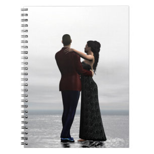 "Dance With Me" Dancing Couple Spiral Notebook