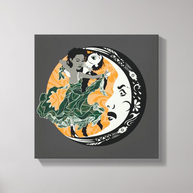dance with your darkness canvas print (Front)