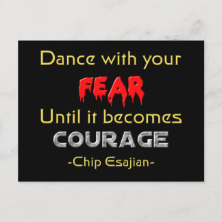 Dance with Your Fears Postcard