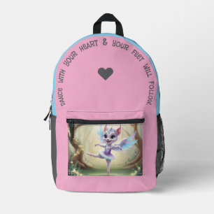 Dance With Your Heart… Printed Backpack