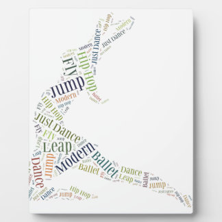 Dance Word Cloud Plaque