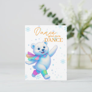 Dance Your Own Dance Canvas Art  Postcard