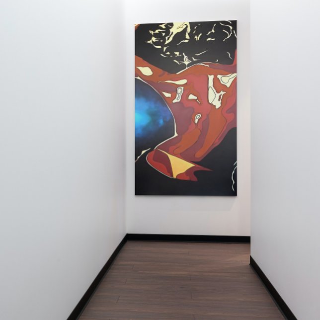 Dancefloor Diva Summer Vacation Abstract Art Canvas Print (Creator Uploaded)