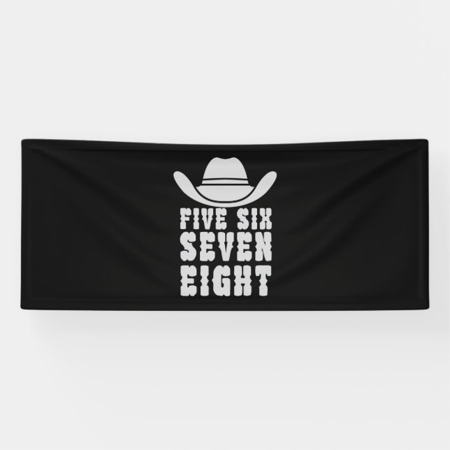 Danceline Five Six Seven Eight Banner (Horizontal)