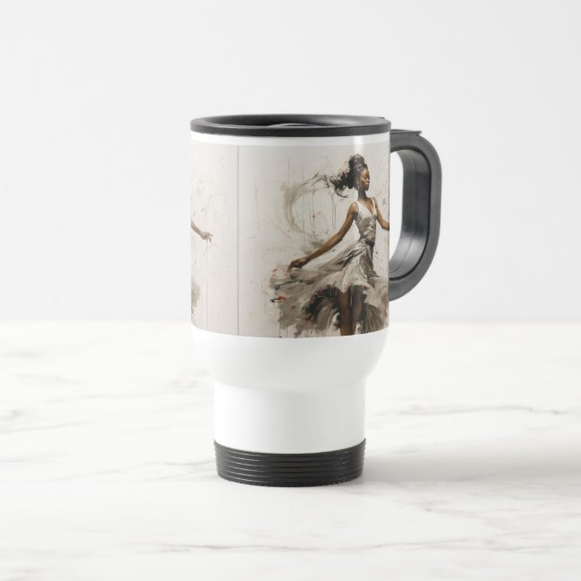Dancer 1 travel mug (Front Right)