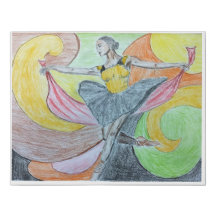 Dancer abstraction II - inspired by Misty Copeland