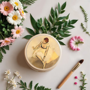 Dancer Adjusting Her Slipper, Degas Art  Classic Round Sticker