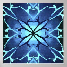 Dancer (Aqua) (portfolio poster)