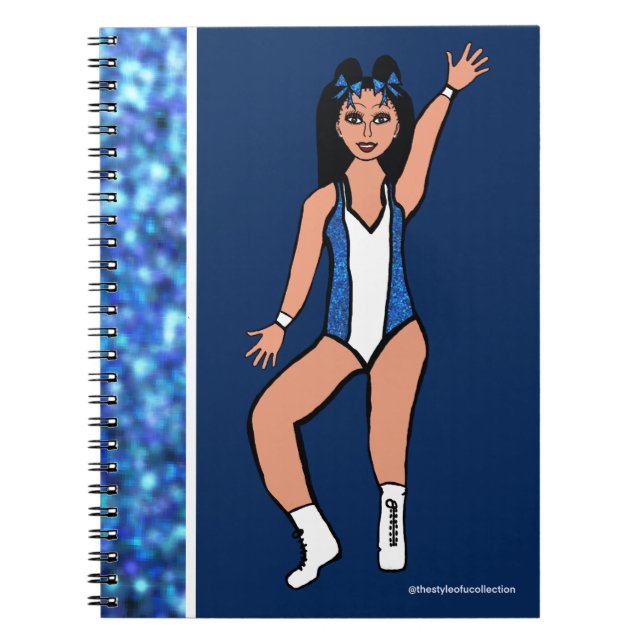 Dancer  Blue Spark Notebook # 2 (Front)