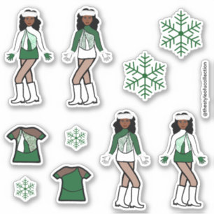 Dancer Christmas Green