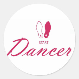 Dancer Classic Round Sticker