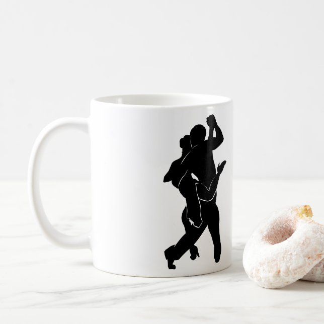 Dancer Couple Mug - Custom Colours (With Donut)