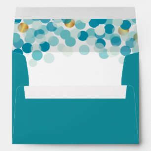 DANCER DOTS Bat Mitzvah Invitation Envelopes