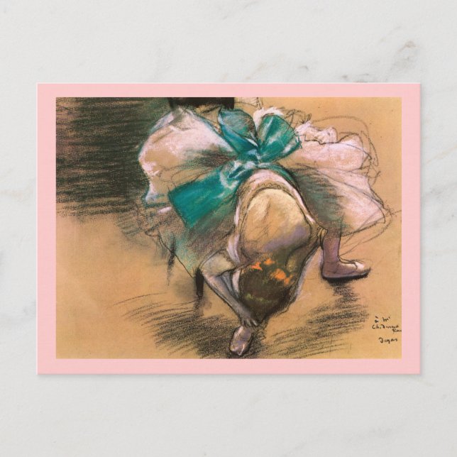 DANCER, EDGAR DEGAS POSTCARD (Front)