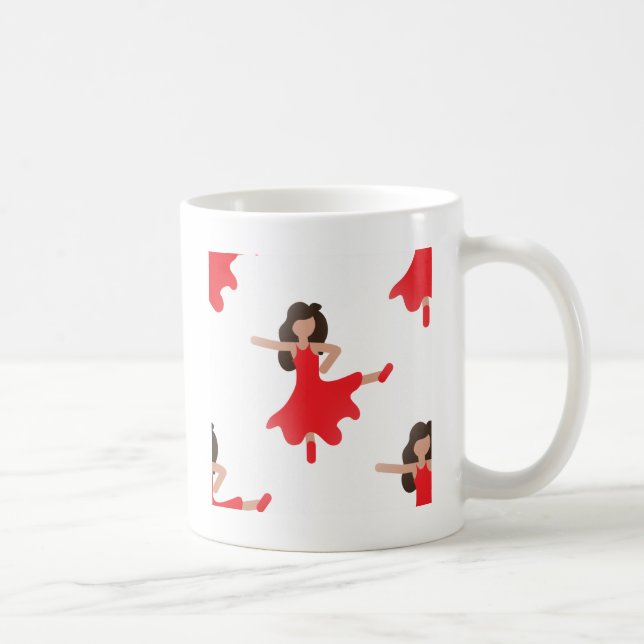 dancer emoji coffee mug (Right)