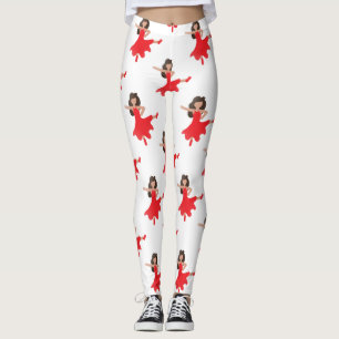 Dancer emoji leggings