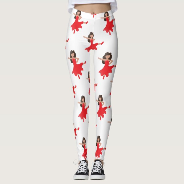Dancer emoji leggings (Front)