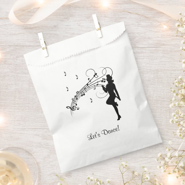 Dancer Favour Bags (Clipped)