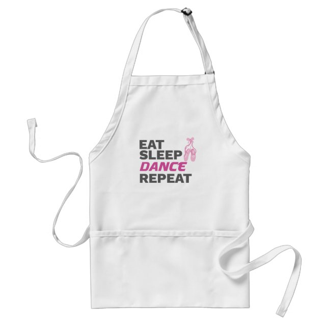 Dancer for Dancing Teacher Eat Sleep Dance Repeat Standard Apron (Front)
