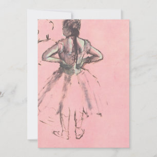 Dancer from Back, Hands on Hips by Edgar Degas