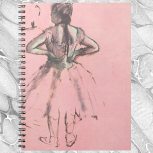 Dancer from Back, Hands on Hips by Edgar Degas Notebook