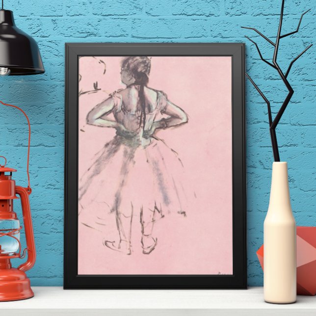 Dancer from Back, Hands on Hips by Edgar Degas Poster (Creator Uploaded)