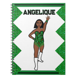 Dancer Green Fringe Notebook #1