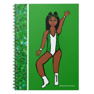 Dancer Green Spark Notebook