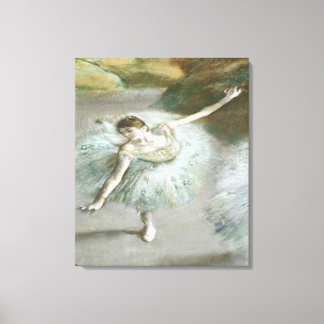 Dancer in Green by Edgar Degas  Canvas Print (Front)