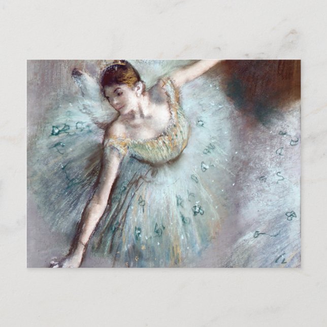 Dancer in Green by Edgar Degas Postcard (Front)