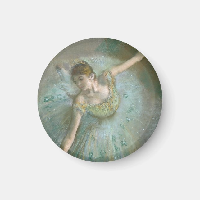 Dancer in Green Edgar Degas Magnet (Front)