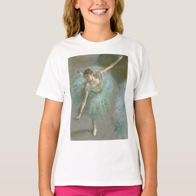 Dancer in Green Edgar Degas T-Shirt (Front)