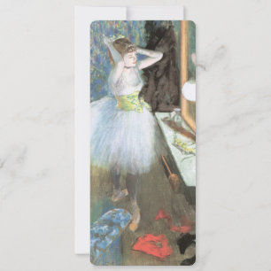 Dancer in Her Dressing Room by Edgar Degas Invitation