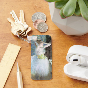 Dancer in Her Dressing Room by Edgar Degas Key Ring