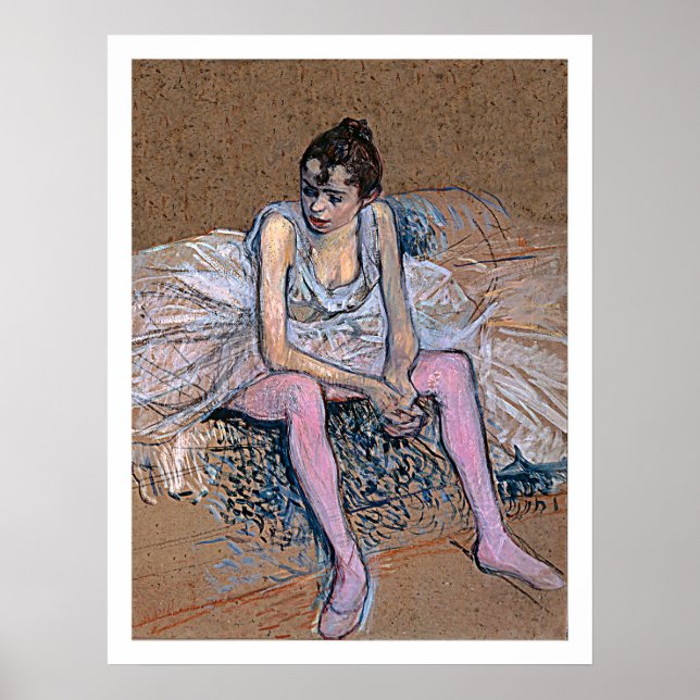 Dancer in Pink Tights Poster (Front)